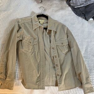 Women's Beige Corduroy Jacket